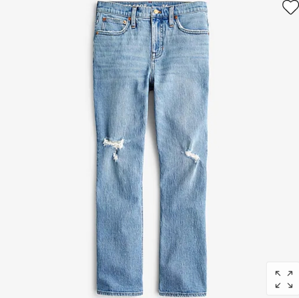 JCREW NWT 9'' demi-boot crop jean (32P) - Picture 3 of 3